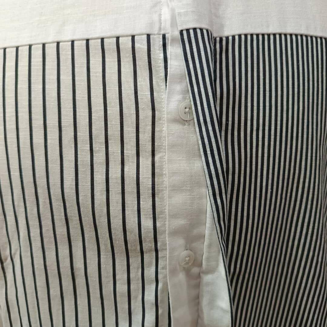 Chemise à rayures en lin