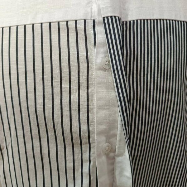 Chemise à rayures en lin