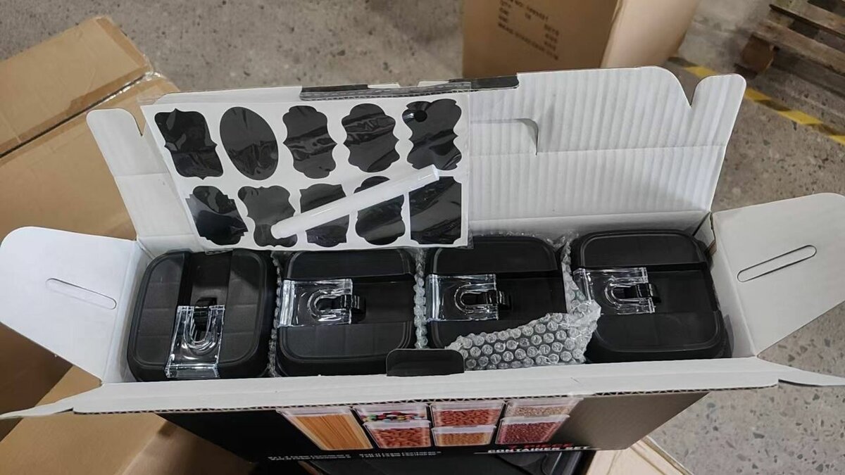 Set de bocaux hermétiques cuisine