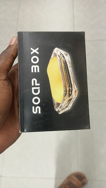 Porte-savon en verre cristal