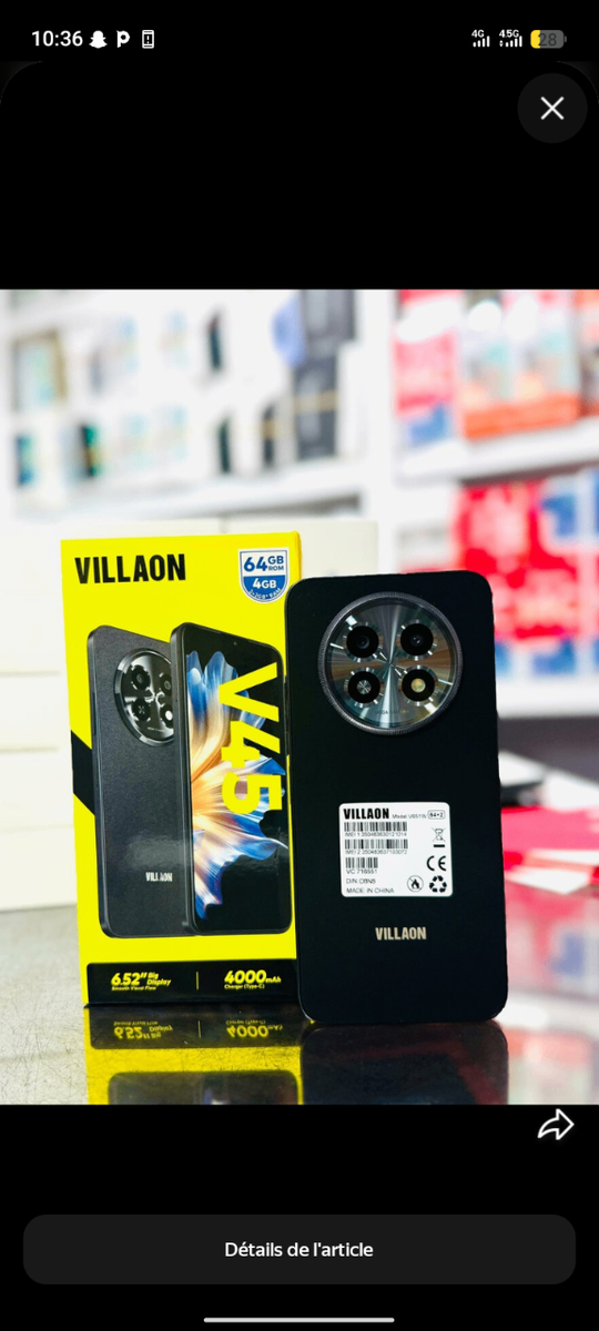 VILLAON V45 Smartphone 64GB