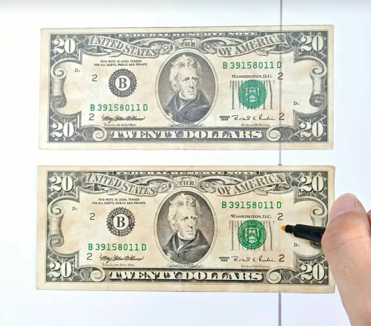 1 pcs Stylos marqueurs pour détecter les faux billets