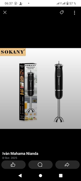 Batteur électrique SOKANY