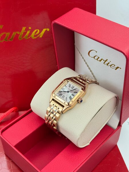 Montre Cartier Santos Doré