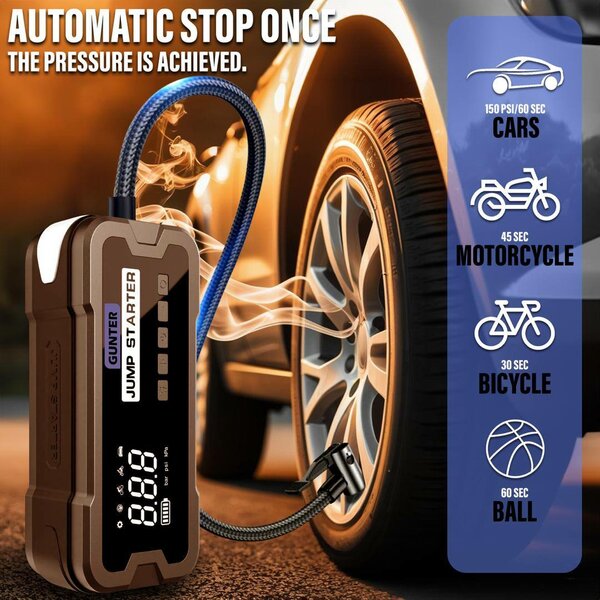 GUNTER Jump Starter Portable