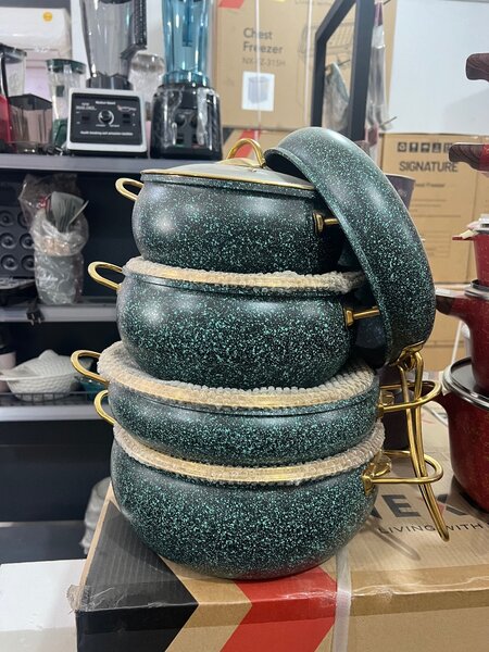 09pc granite cooking pot 1100