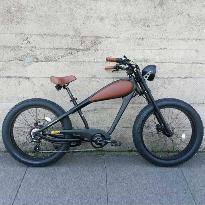 Vélo électrique rétro moderne