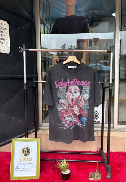 T-shirt graphique rétro unisexe