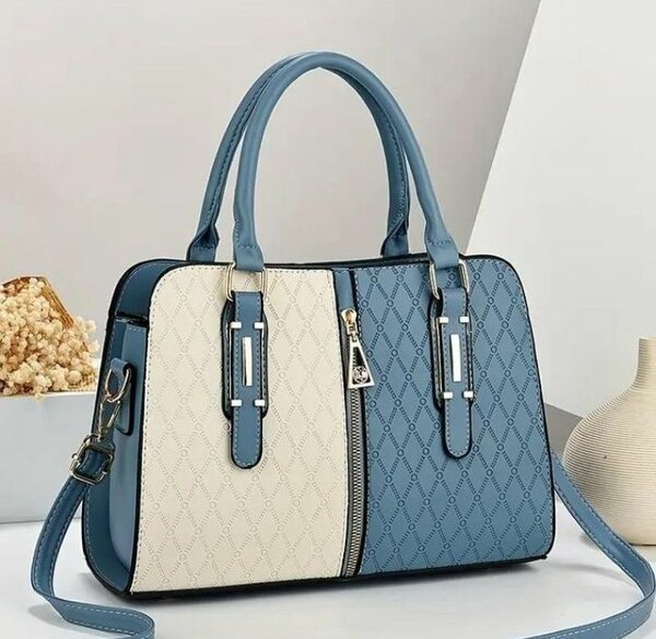 Sac à main bicolore élégant