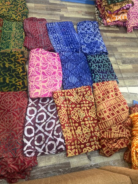 Tissus Batik Colorés
