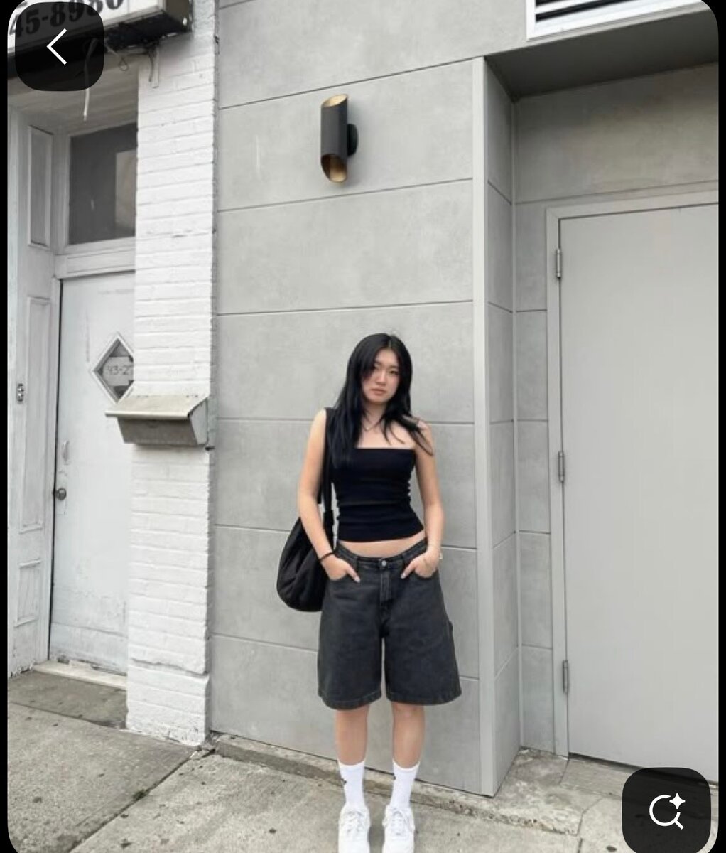 Shorts en jean décontractés