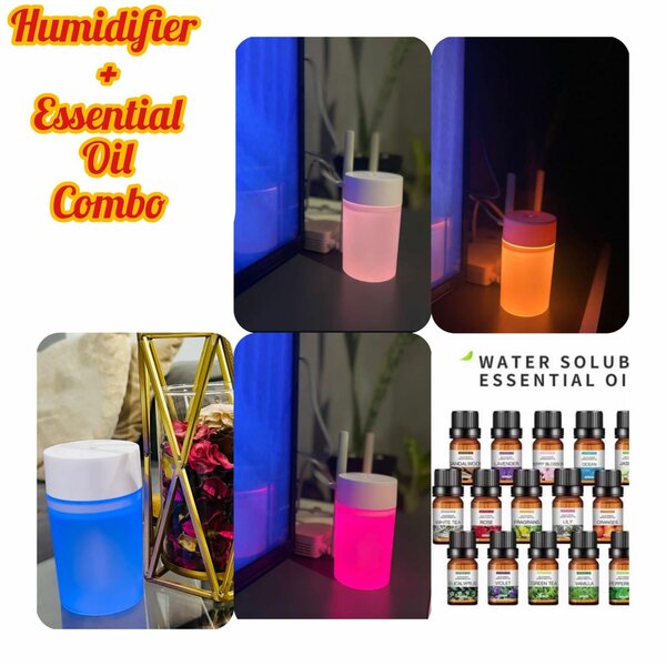 Humidifier+ essential oil fragrance combo