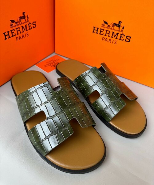 ORIGINAL HERMES AND GUCCI SLIPPERS