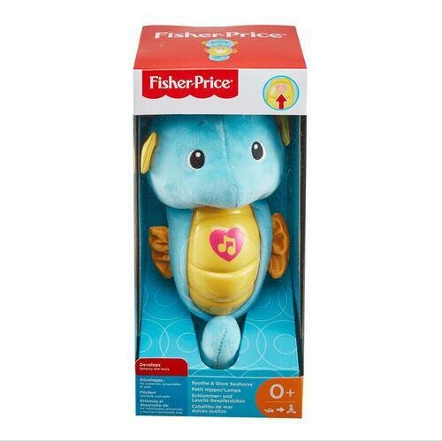 Peluche hippocampe musical 8 berceuses et melodies