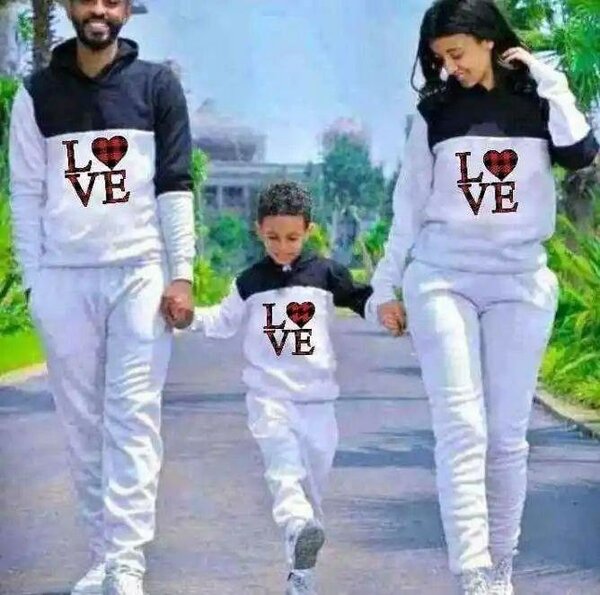 Combinaison de jogging 'I Love' pour famille