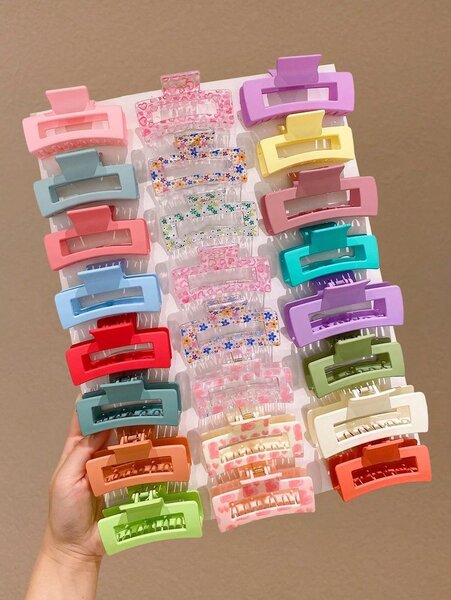 Pince à cheveux colorée