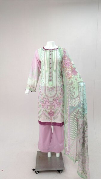 Luxury Lawn 3 Peace Suit