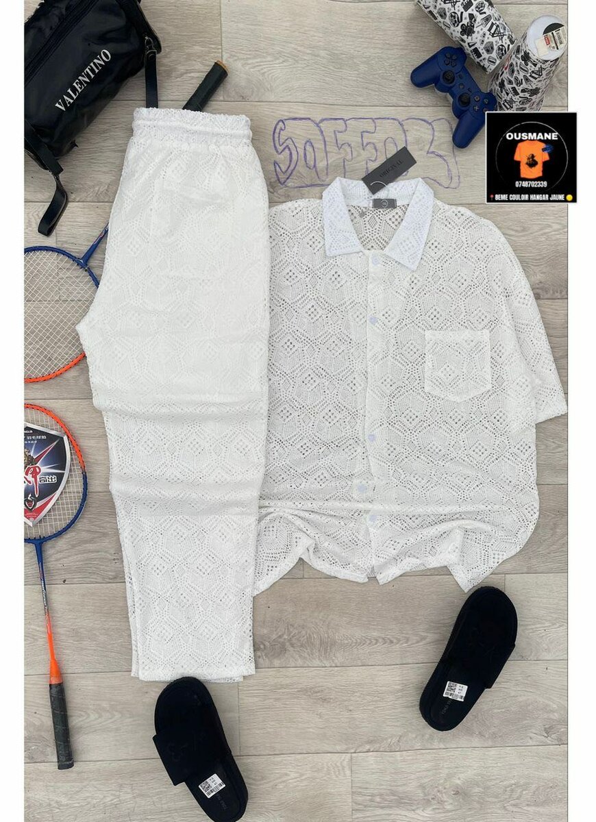 Pyjama en Dentelle Élégant