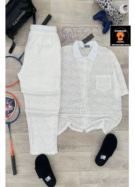 Pyjama en Dentelle Élégant