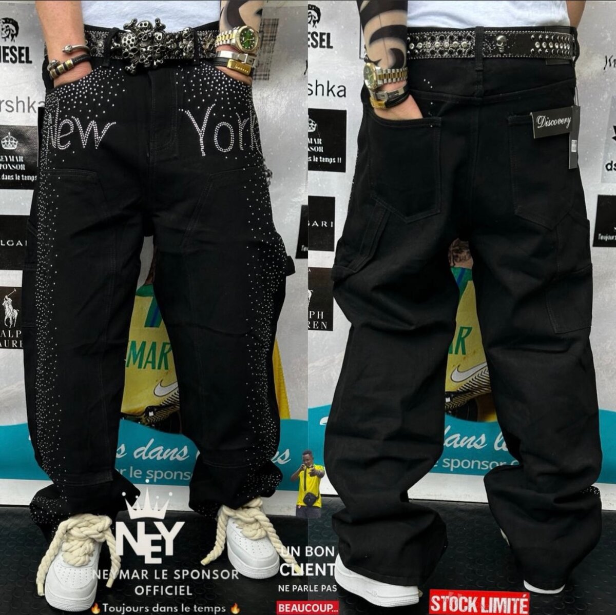 Jeans Streetwear Homme