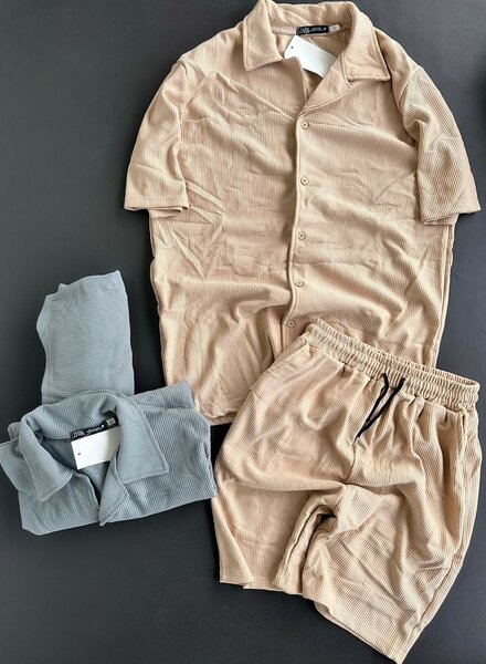 Ensemble short et polo en maille