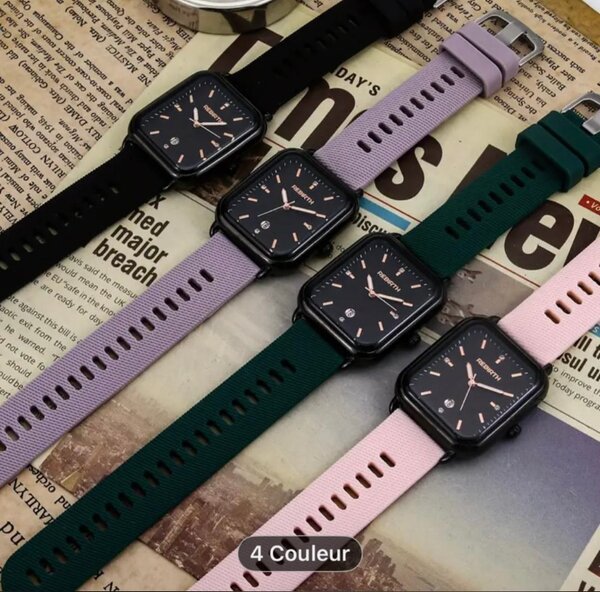 Montre connectée carrée Rebirth