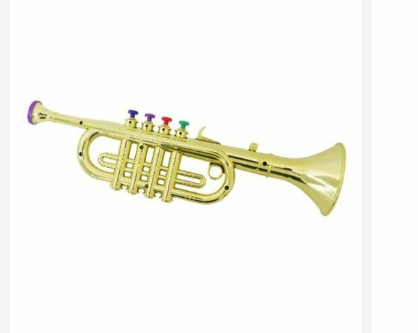 Trumpet with 3 colorful early