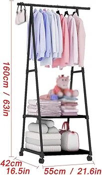 Triangler Shape Cloth Rack