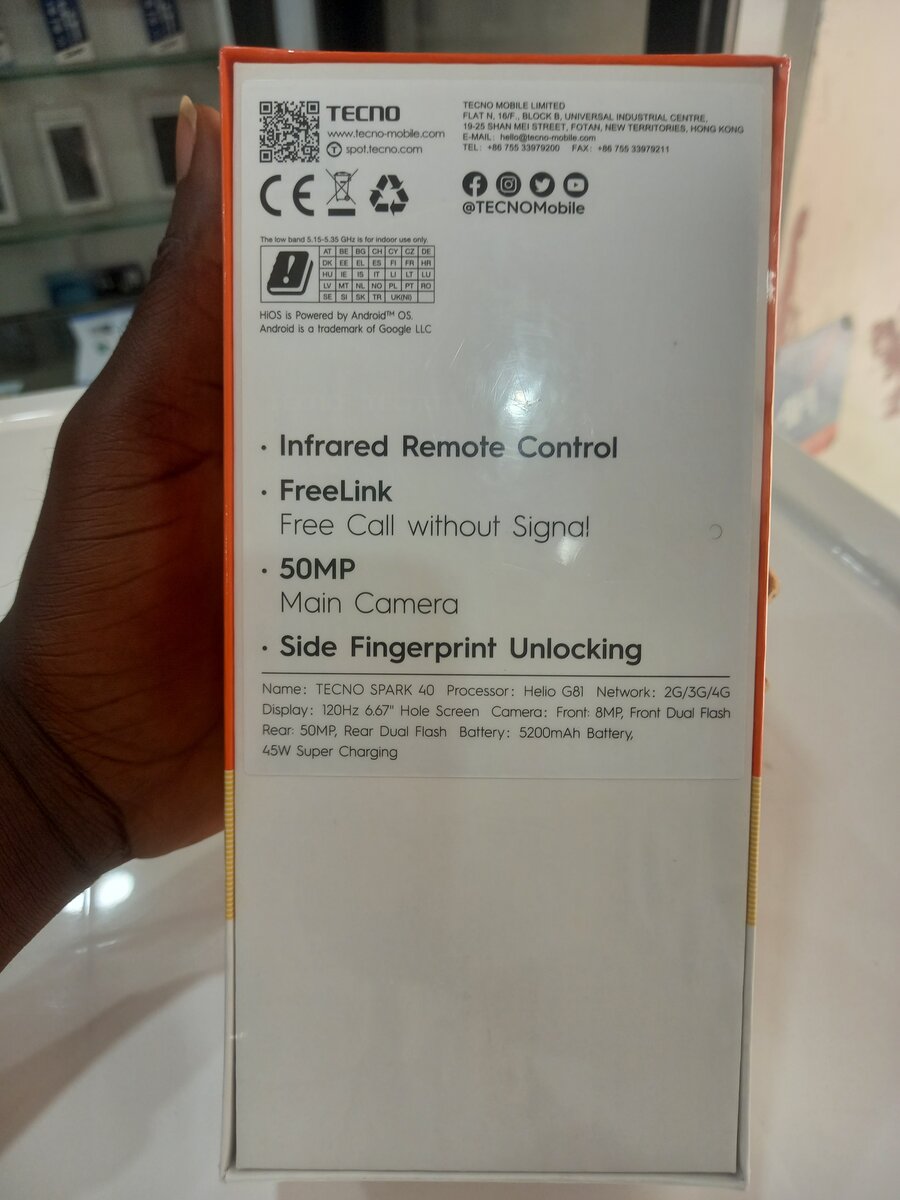 Smartphone TECNO SPARK 40