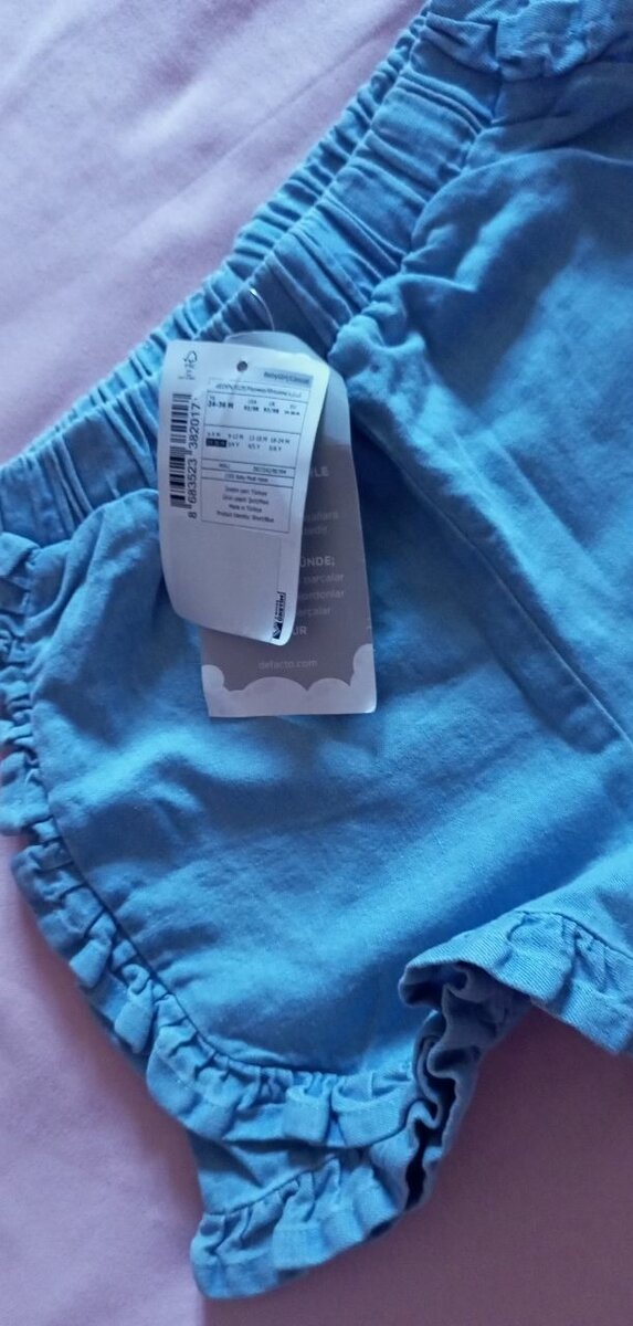 Girls' Ruffle Denim Shorts