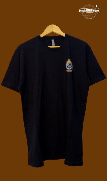 T-shirt homme noir imprimé