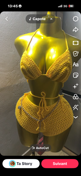 Ensemble Bikini Crochet