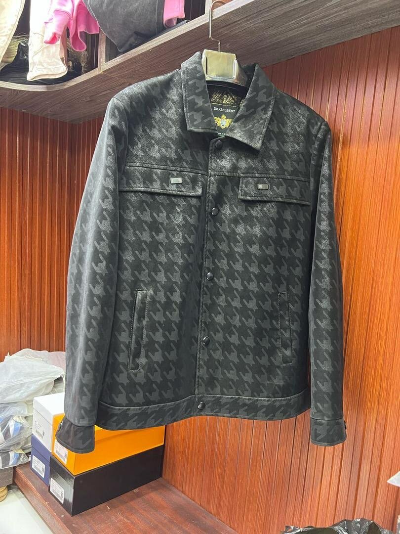 Veste en similicuir homme élégante