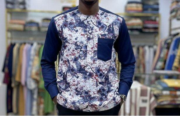 Chemise pour homme à motifs élégants