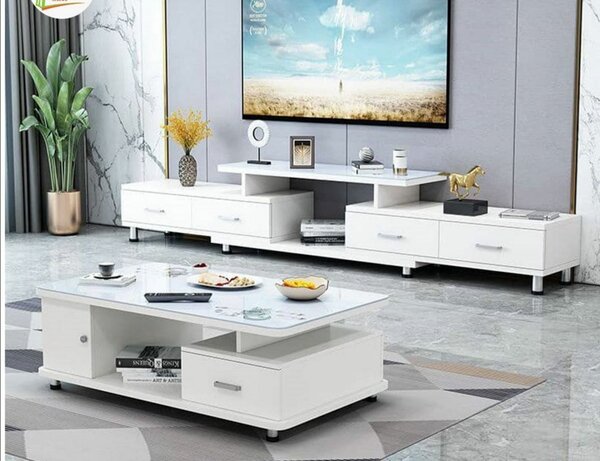 TABLE TV+TABLE CENTRALE DE TRÈS BONNES QUALITÉS.