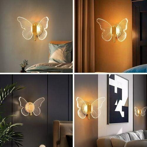 Applique murale papillon LED