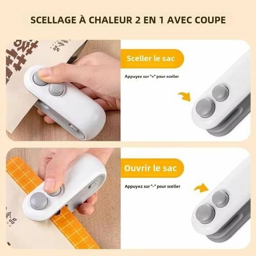 Scelleuse de Sac Portable 2-en-1