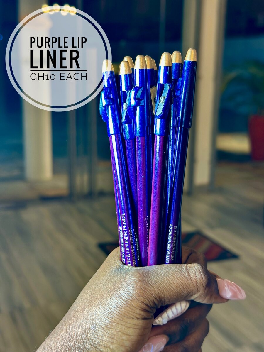 Purple lip liner