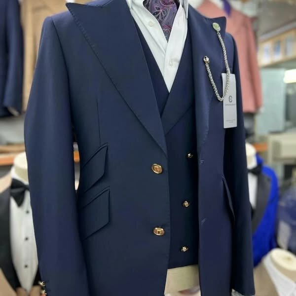 Men's suit blue