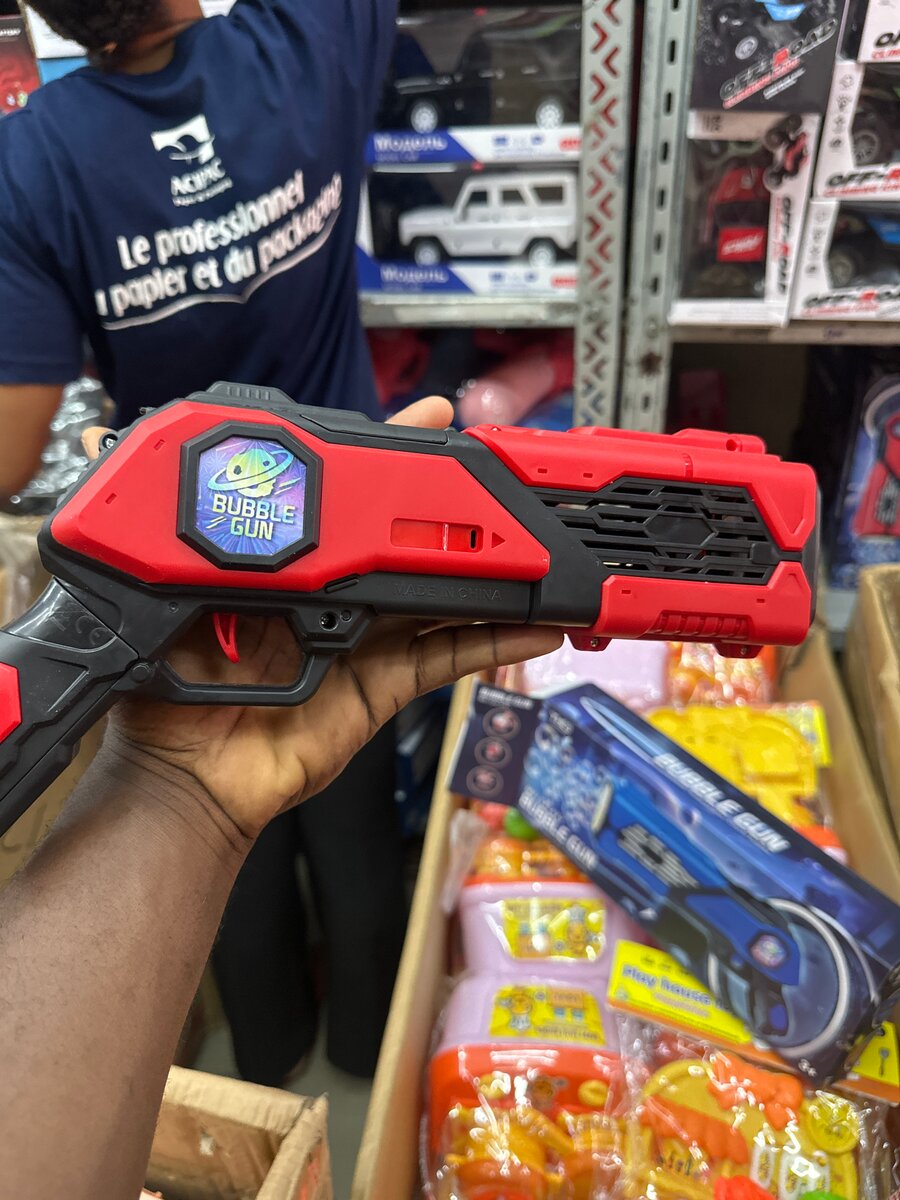 Pistolet à bulles Galaxy LED