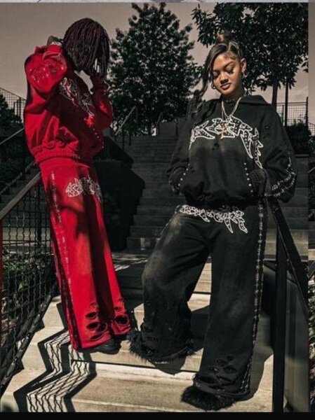 Stylish Unisex Red Tracksuit