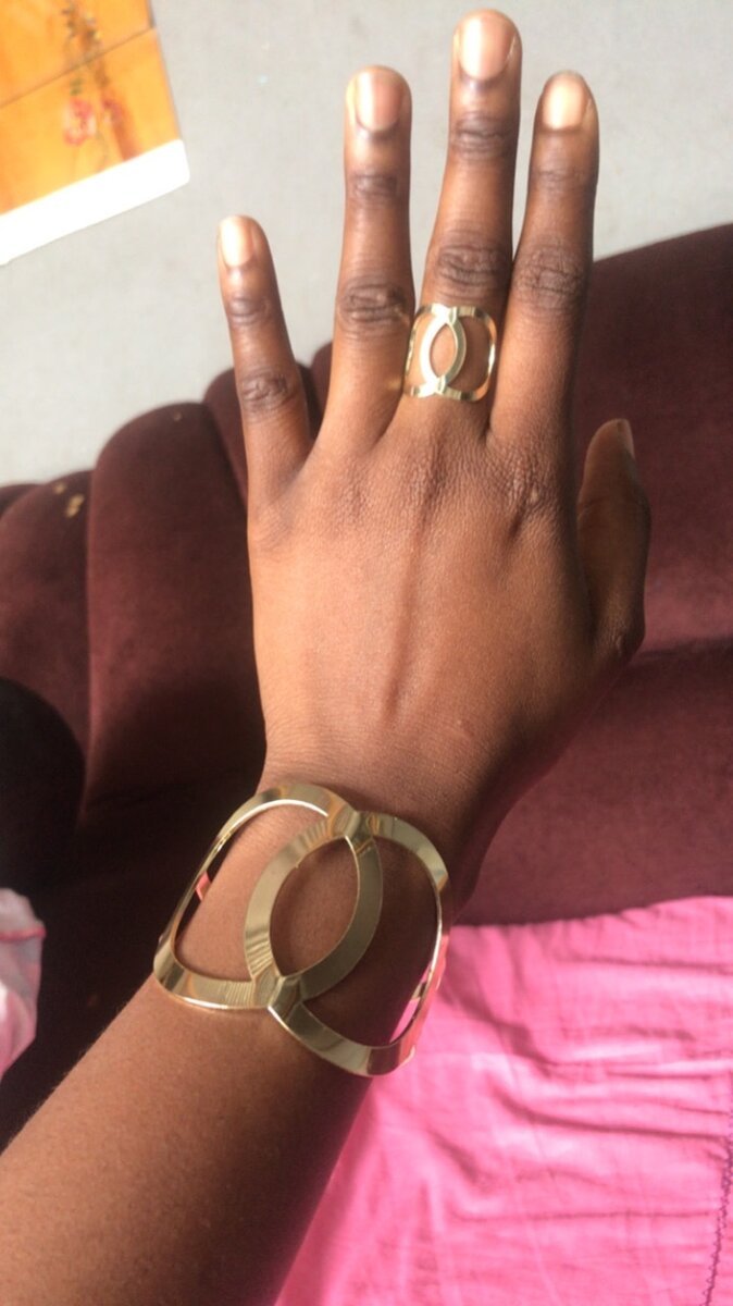 Bracelet en bague et brasa