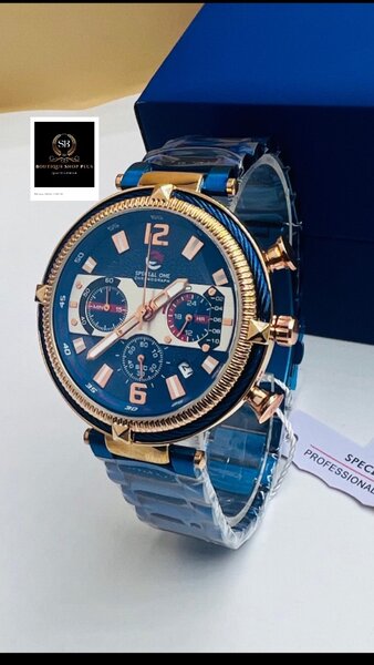 Montre SPÉCIAL ONE authentique en chrono en acier , bleu