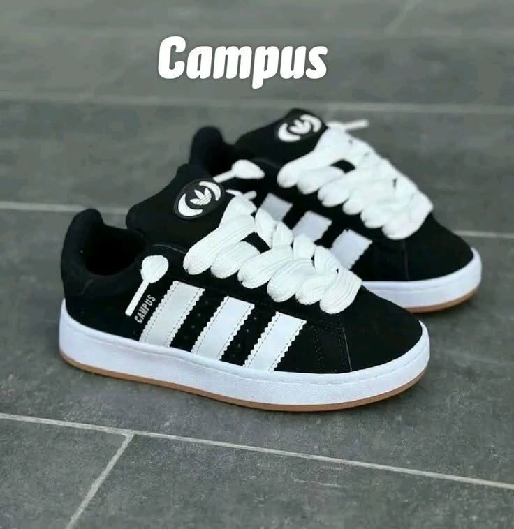 Sneakers noires "Campus"