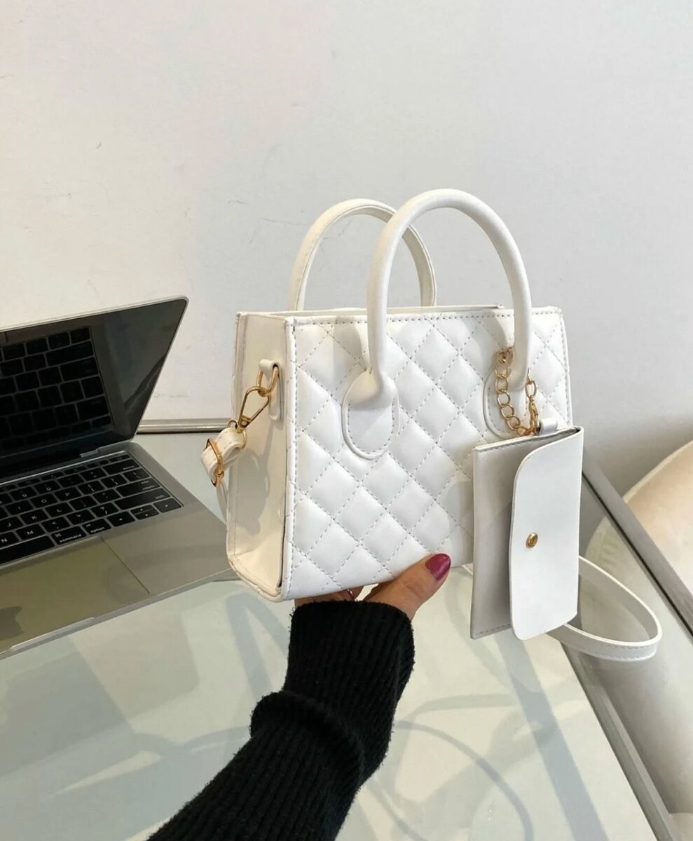 White purse