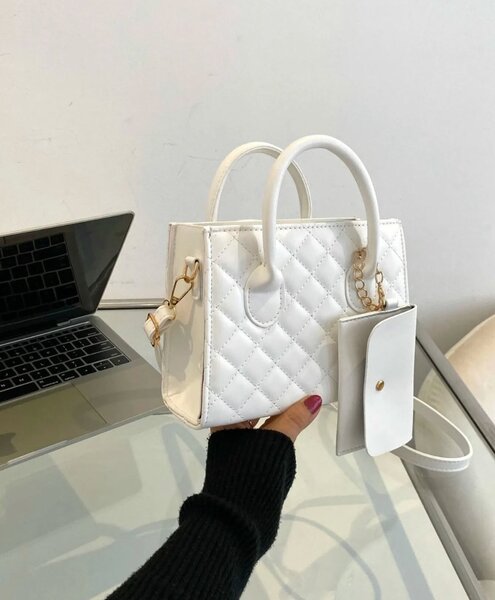 White purse