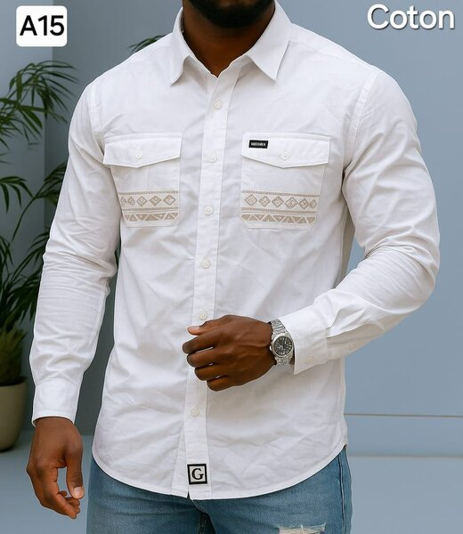 Chemise Homme en Coton Élégante