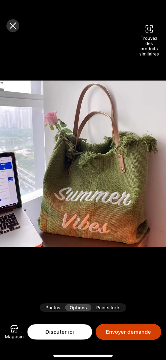 Sac Tendance Été "Summer Vibes"