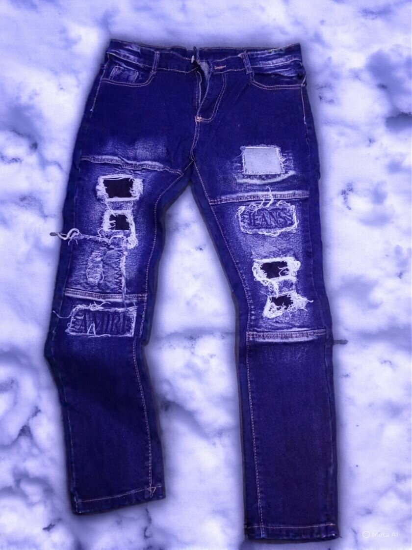 Jean déchiré tendance homme