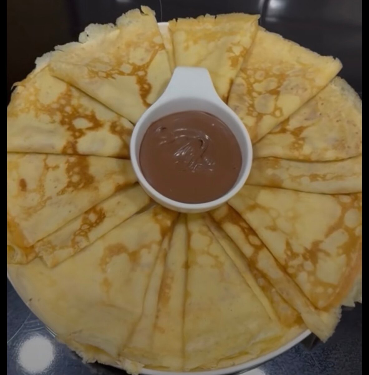 Crêpes gourmandes au chocolat